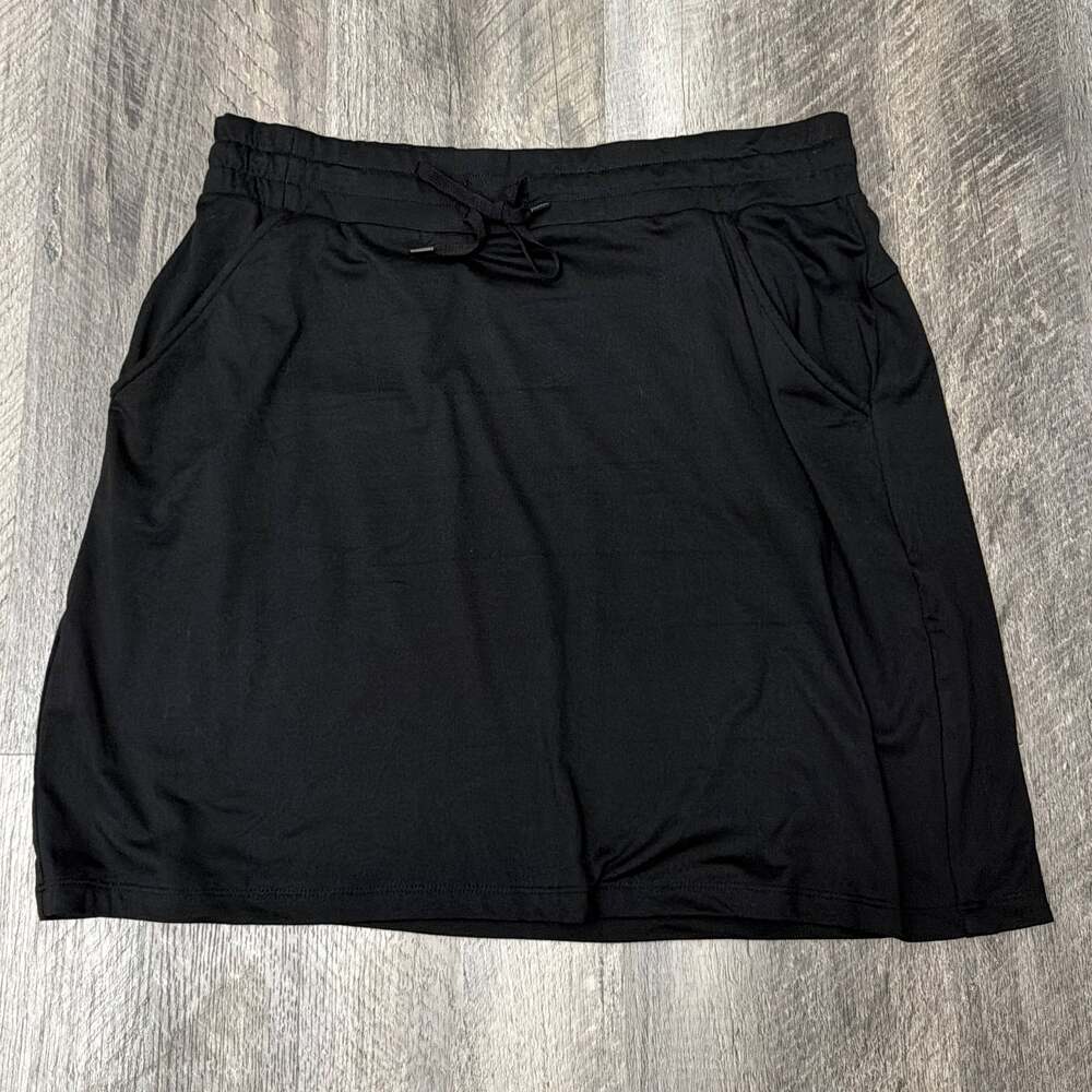 Kyodan Outdoor Women's Black Active Drawstring Skirt Size L
